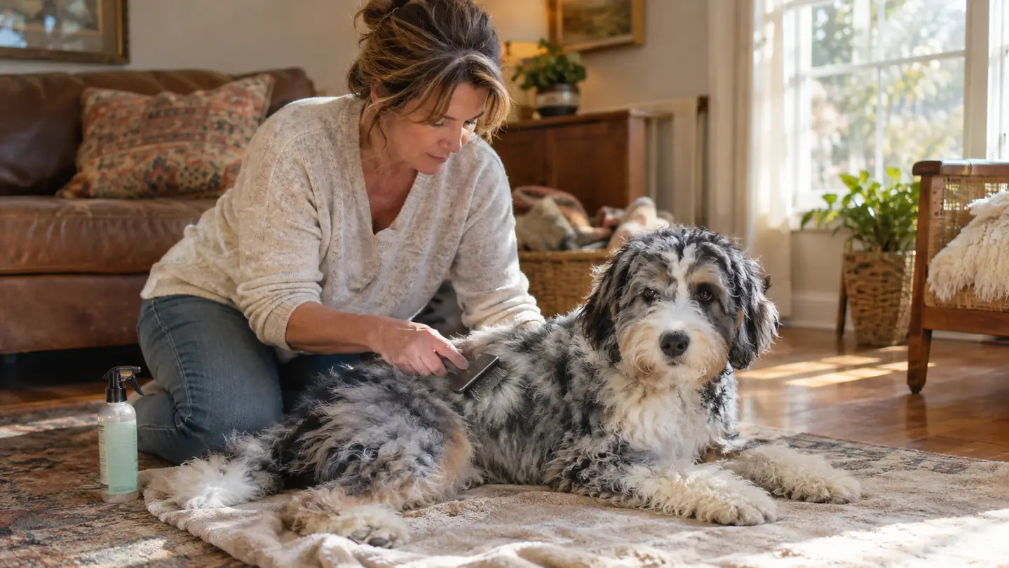 10 reasons a detangler spray saves an aussiedoodle coat