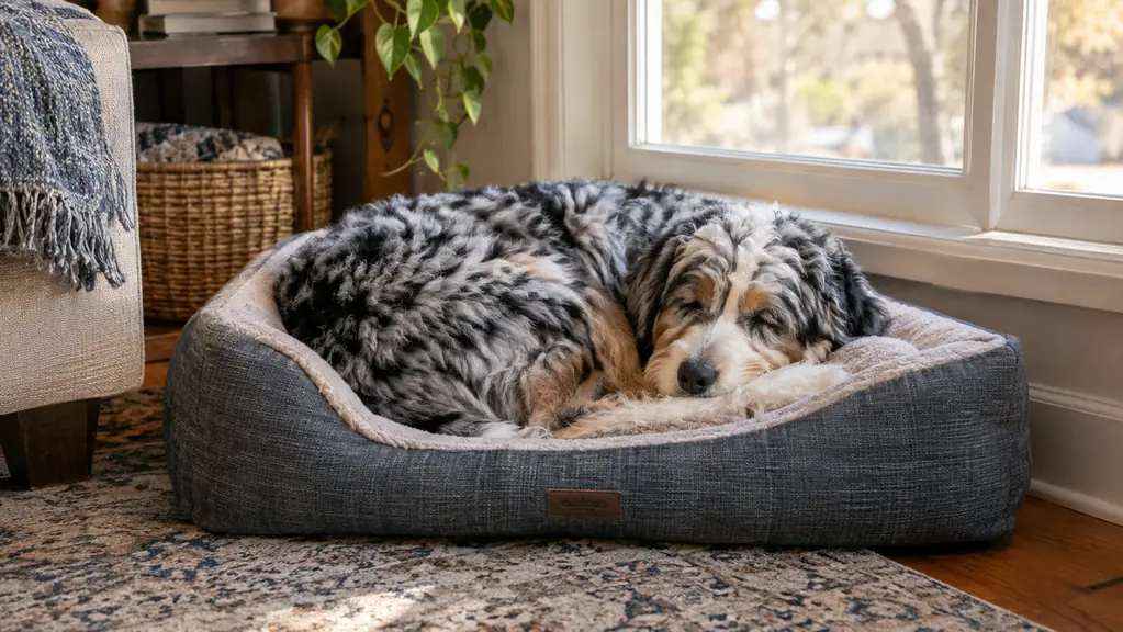 How Bedsure orthopedic bed Changed Life With Our Aussiedoodle